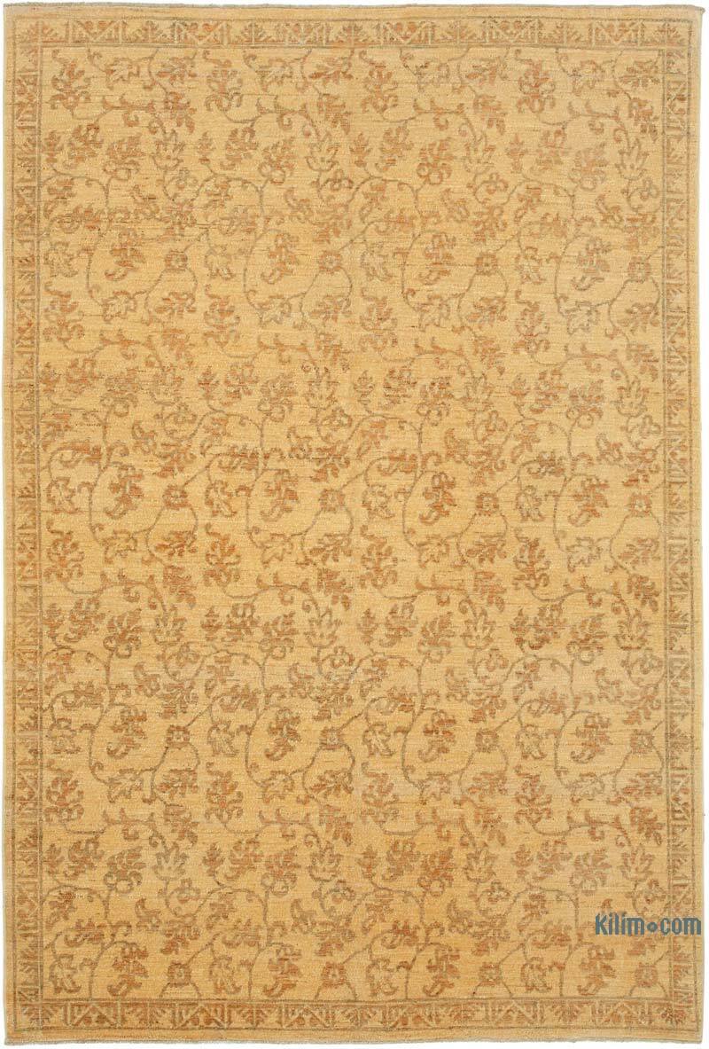 Nueva Alfombra Oushak Tejida a Mano - 178 cm x 262 cm - K0040973