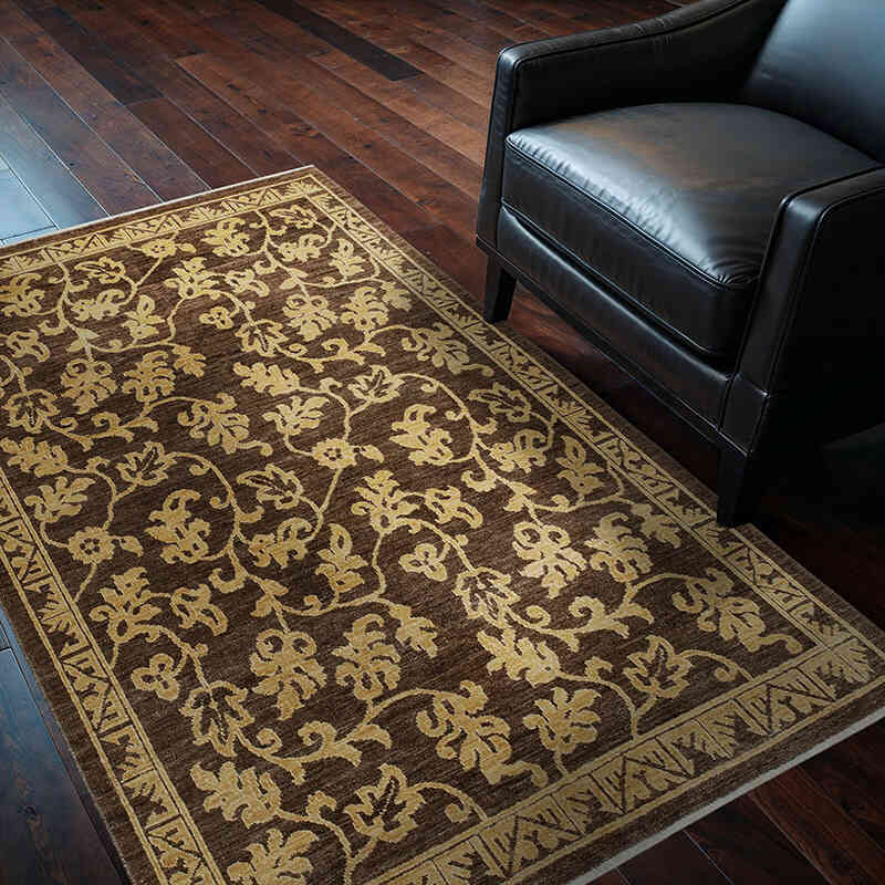Nueva Alfombra Oushak Tejida a Mano - 120 cm x 180 cm - K0040980