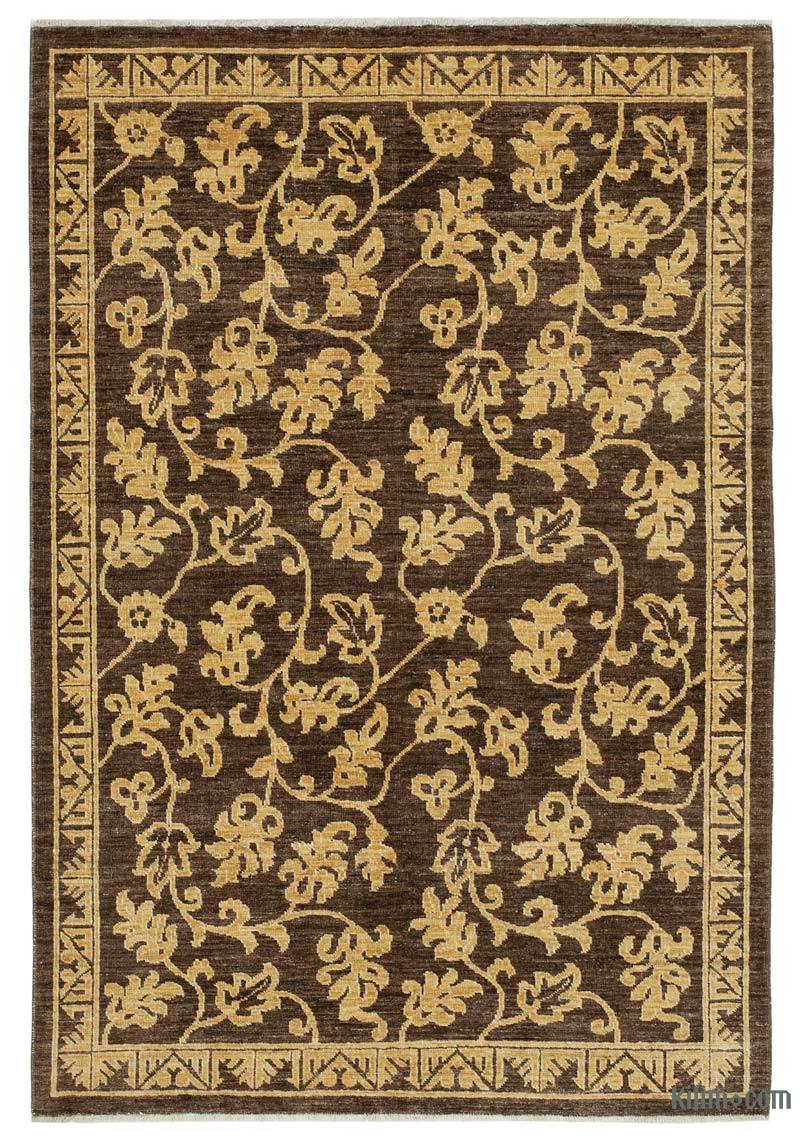 Nueva Alfombra Oushak Tejida a Mano - 120 cm x 180 cm - K0040980