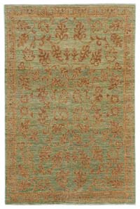 New Hand Knotted Wool Oushak Rug - 3' 11" x 5' 11" (47" x 71")