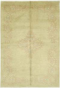 New Hand Knotted Wool Oushak Rug - 6'  x 9'  (72" x 108")
