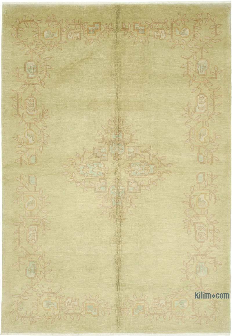 Nueva Alfombra Oushak Tejida a Mano - 183 cm x 275 cm - K0040989