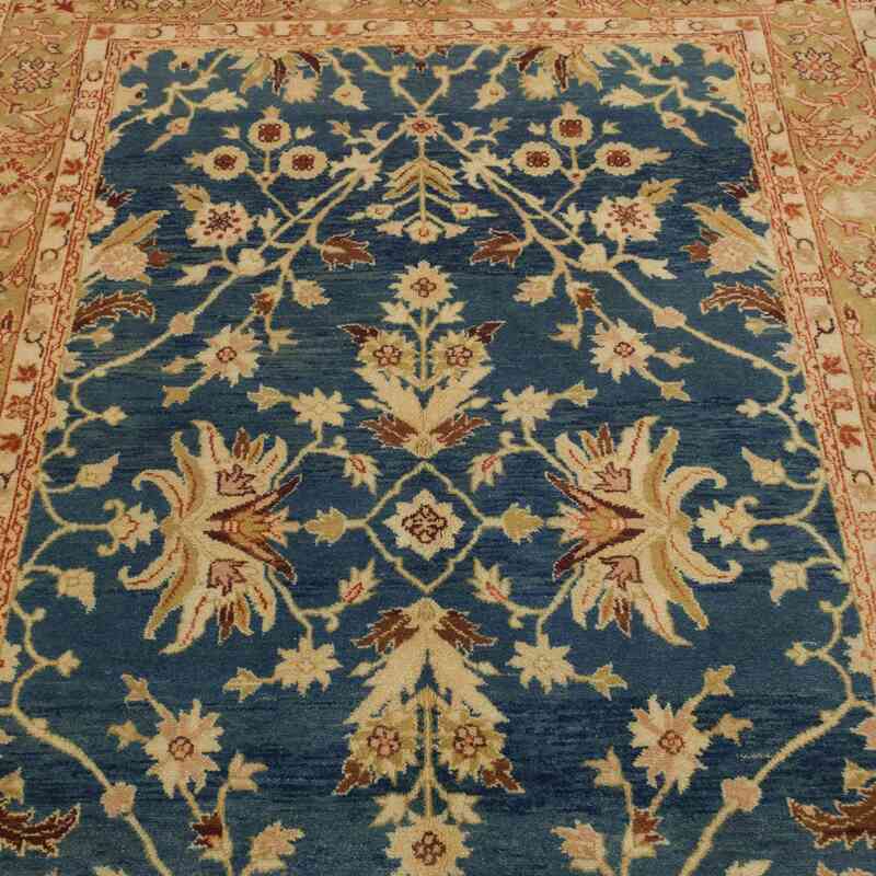 New Hand Knotted Wool Oushak Rug - 4'  x 6' 1" (48" x 73") - K0040991