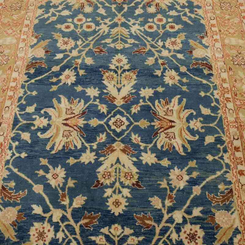New Hand Knotted Wool Oushak Rug - 4'  x 6' 1" (48" x 73") - K0040991