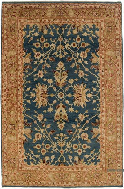Nueva Alfombra Oushak Tejida a Mano - 121 cm x 185 cm