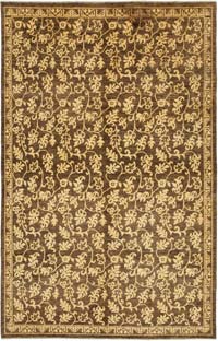 New Hand Knotted Wool Oushak Rug - 6'  x 9' 1" (72" x 109")