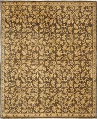 New Hand Knotted Wool Oushak Rug - 7' 9" x 9' 5" (93" x 113")