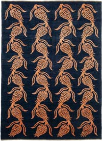 New Hand Knotted Wool Oushak Rug - 5' 9" x 7' 10" (69" x 94")
