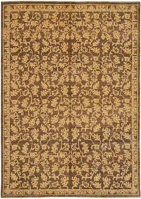 New Hand Knotted Wool Oushak Rug - 6' 1" x 8' 6" (73" x 102")