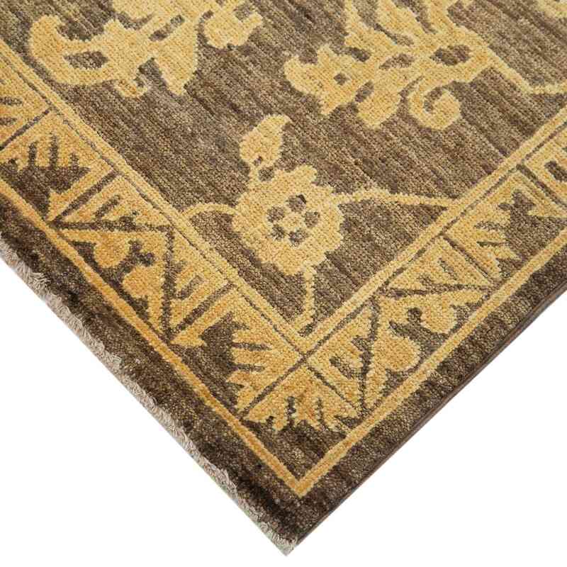 New Hand Knotted Wool Oushak Rug - 4' 1" x 5' 11" (49" x 71") - K0041010
