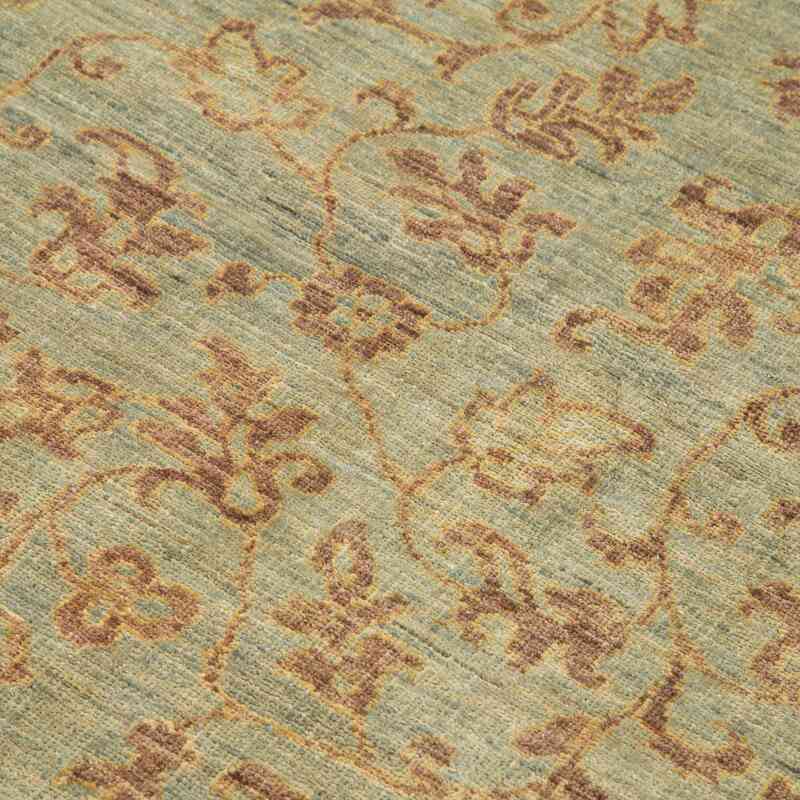 New Hand Knotted Wool Oushak Rug - 3' 11" x 5' 9" (47" x 69") - K0041011