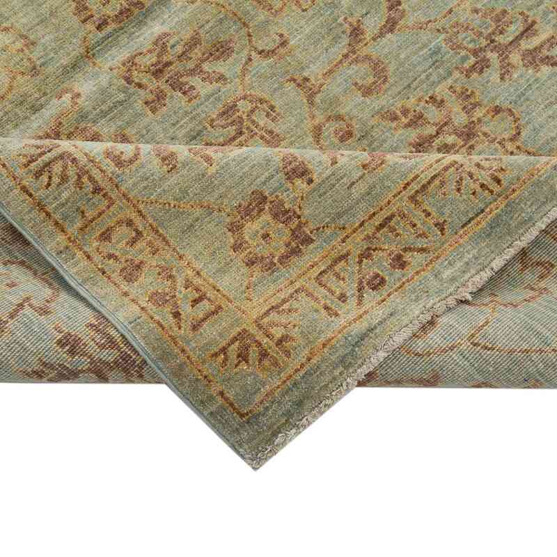 New Hand Knotted Wool Oushak Rug - 3' 11" x 5' 9" (47" x 69") - K0041011