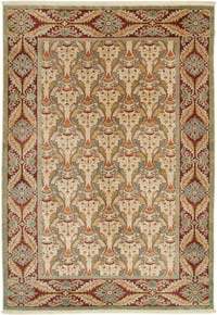 New Hand Knotted Wool Oushak Rug - 6' 6" x 9' 6" (78" x 114")