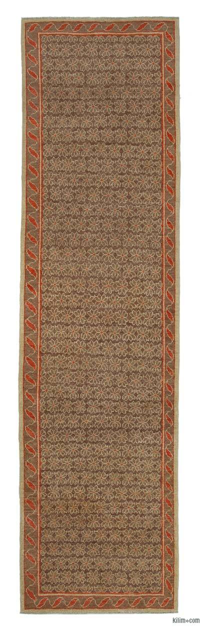 New Oushak Runner Rug - 2' 7" x 9' 10" (31" x 118")