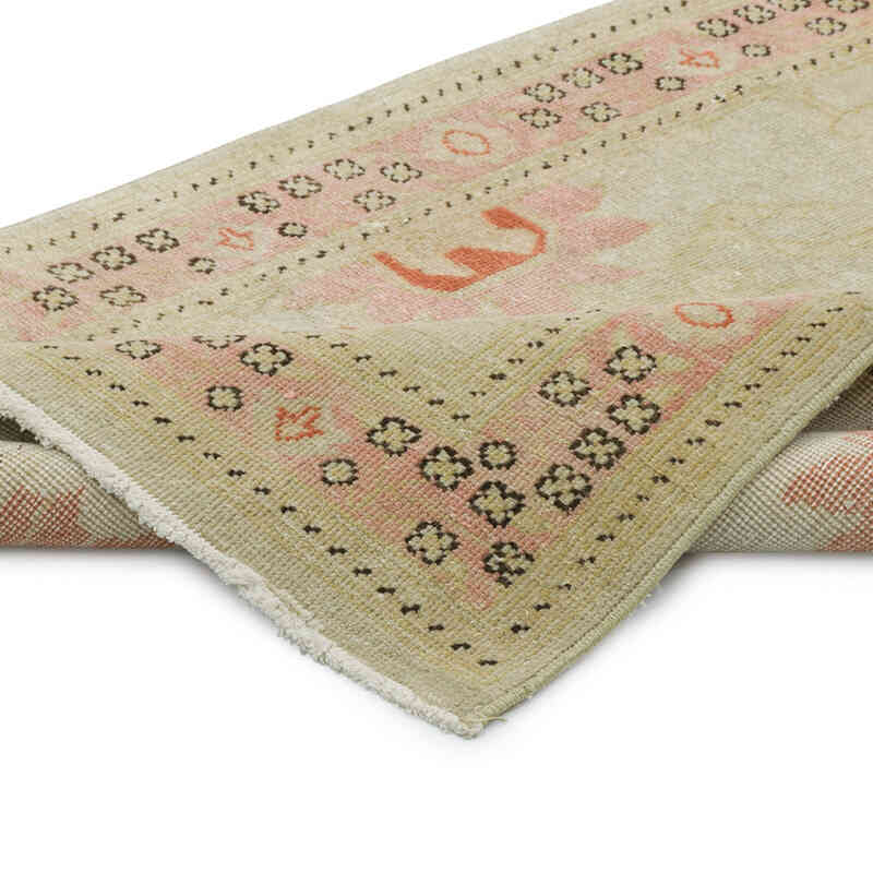Nueva Alfombra Ushak Tejida a Mano - 75 cm x 313 cm - K0041032