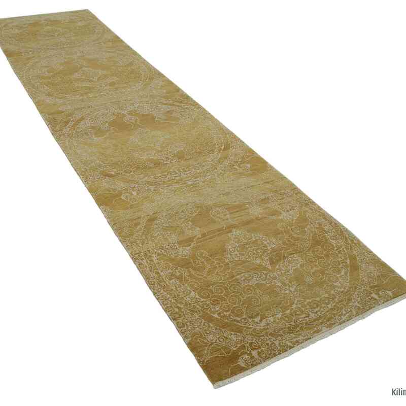 Yeni El Dokuma Uşak Halısı - 92 cm x 373 cm - K0041038