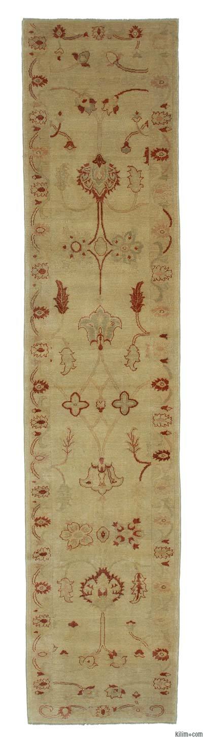 Nueva Alfombra Ushak Tejida a Mano - 93 cm x 443 cm