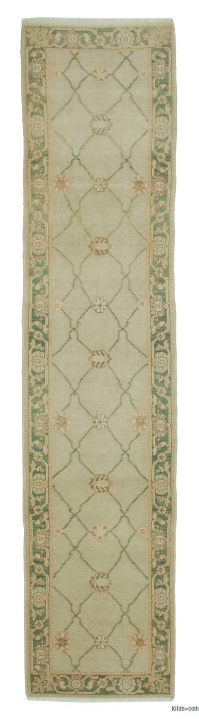 New Oushak Runner Rug - 2' 8" x 11' 10" (32" x 142")