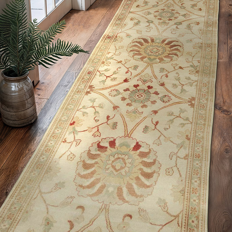 New Oushak Runner Rug - 2' 11" x 10' 4" (35" x 124") - K0041072