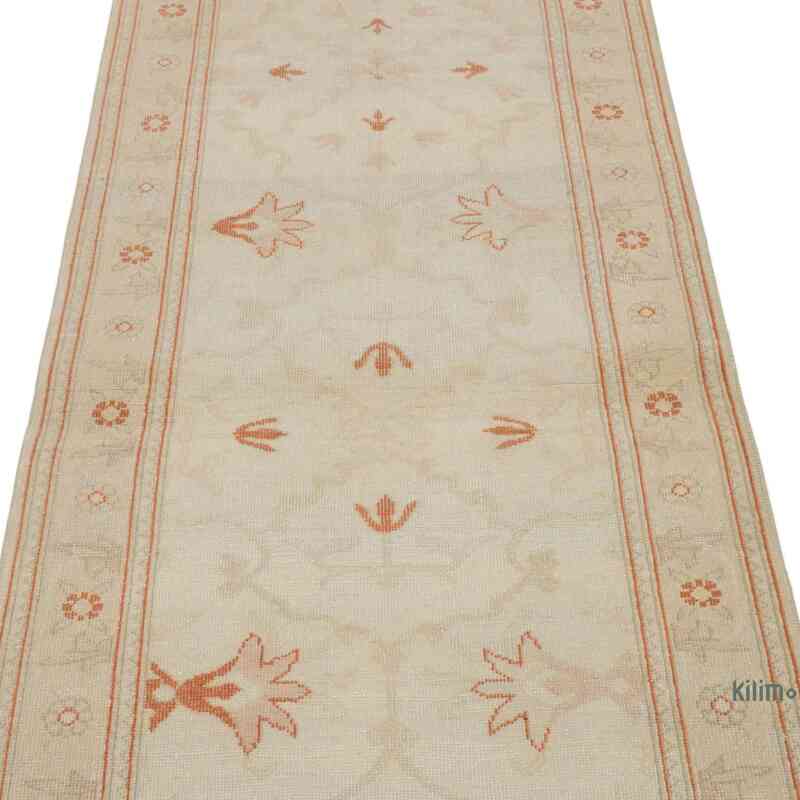 Nueva Alfombra Ushak Tejida a Mano - 77 cm x 417 cm - K0041074