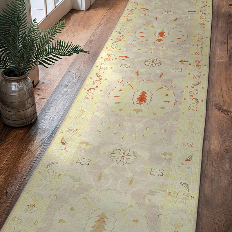 New Oushak Runner Rug - 2' 10" x 11' 10" (34" x 142") - K0041076