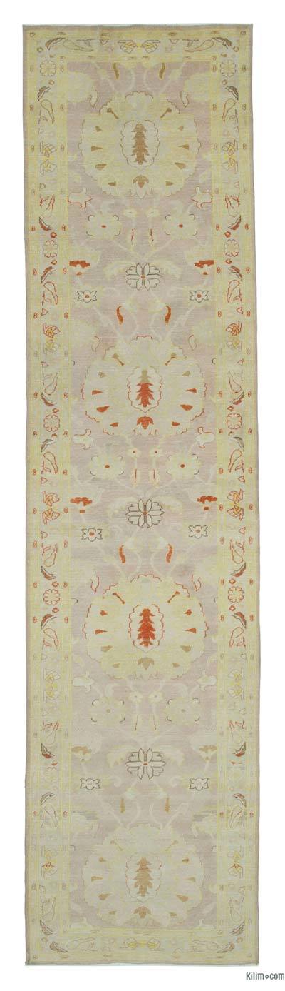 Nueva Alfombra Ushak Tejida a Mano - 87 cm x 361 cm
