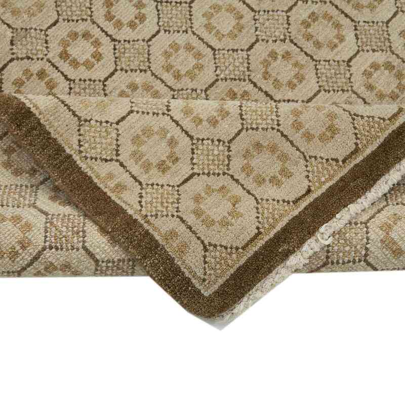 Nueva Alfombra Ushak Tejida a Mano - 96 cm x 309 cm - K0041077