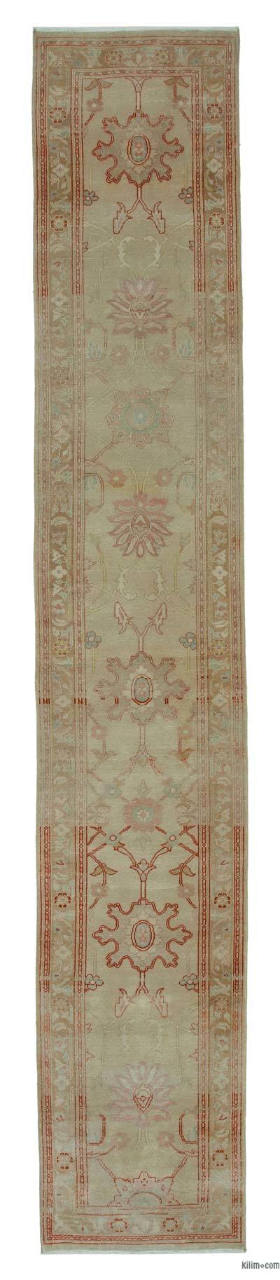 Yeni El Dokuma Uşak Halısı - 72 cm x 420 cm