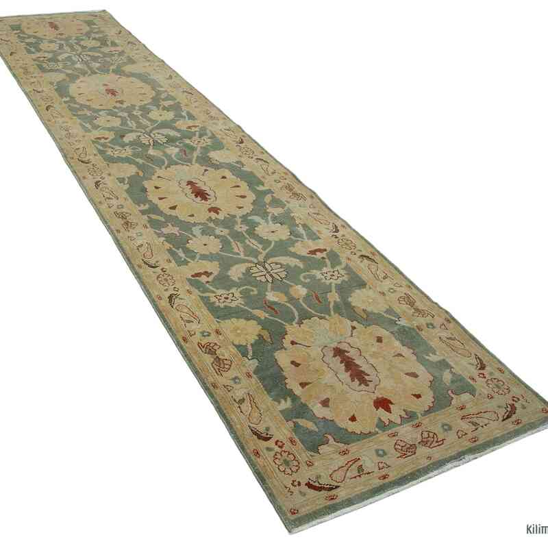 New Oushak Runner Rug - 2' 9" x 12' 4" (33" x 148") - K0041095