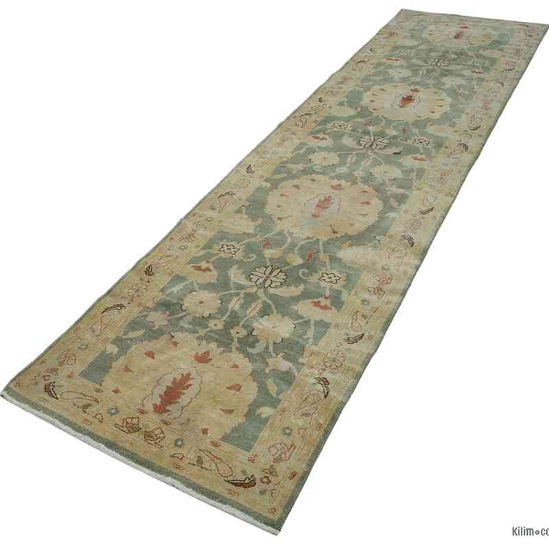 New Oushak Runner Rug - 2' 9" x 12' 4" (33" x 148") - K0041095