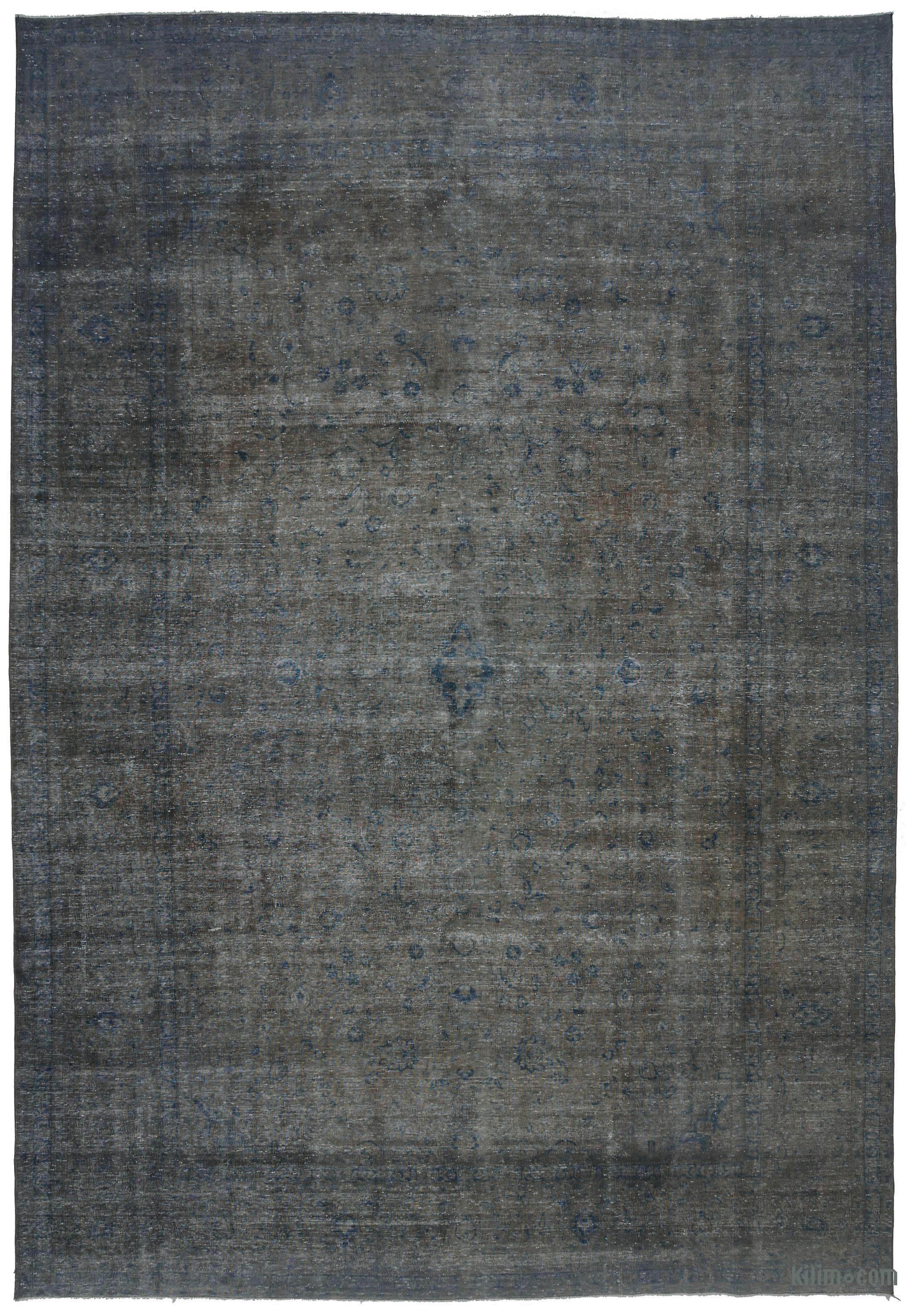 K0041133 Grey Over Dyed Vintage Hand, Over Dyed Persian Rugs