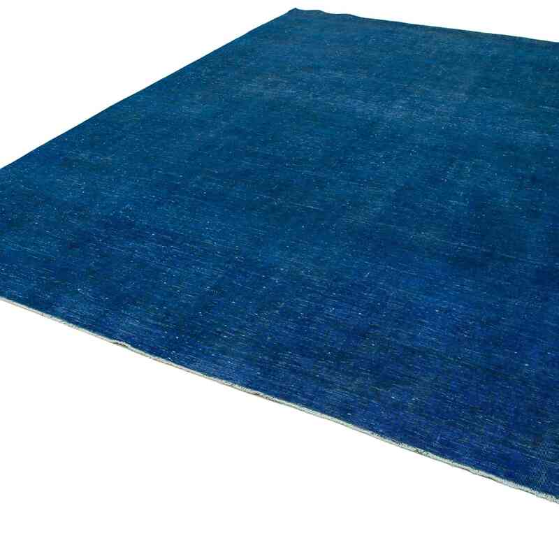 Mavi Boyalı El Dokuma Vintage Halı - 293 cm x 392 cm - K0041135
