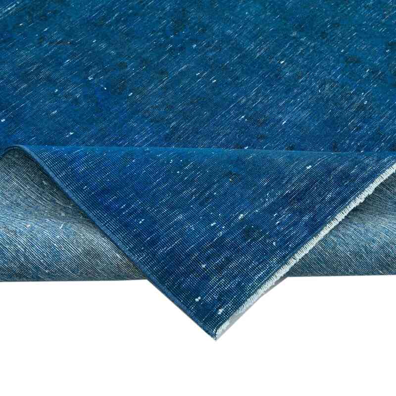 Mavi Boyalı El Dokuma Vintage Halı - 293 cm x 392 cm - K0041135