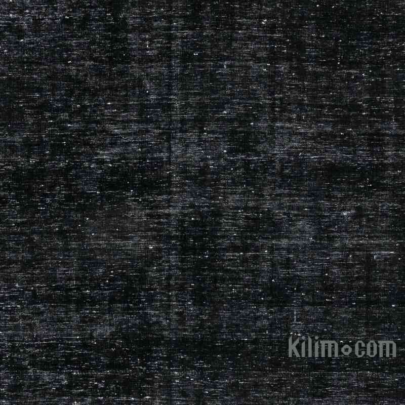 Siyah Boyalı El Dokuma Vintage Halı - 271 cm x 382 cm - K0041169