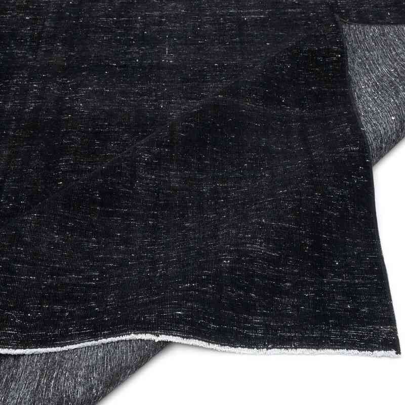Siyah Boyalı El Dokuma Vintage Halı - 271 cm x 382 cm - K0041169
