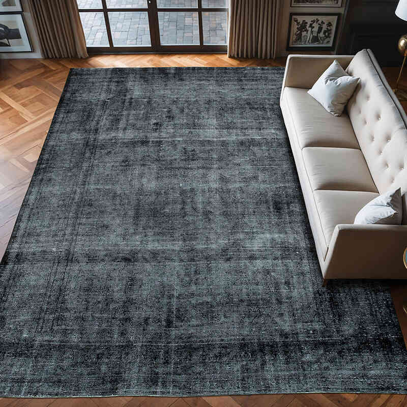 Alfombra Turca Vintage Sobre-teñida  - 270 cm x 384 cm - K0041197