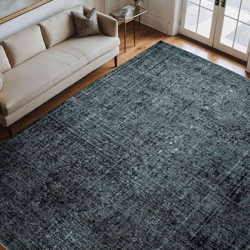 Over-dyed Vintage Hand-Knotted Oriental Rug - 9' 9" x 12'  (117" x 144") - K0041273