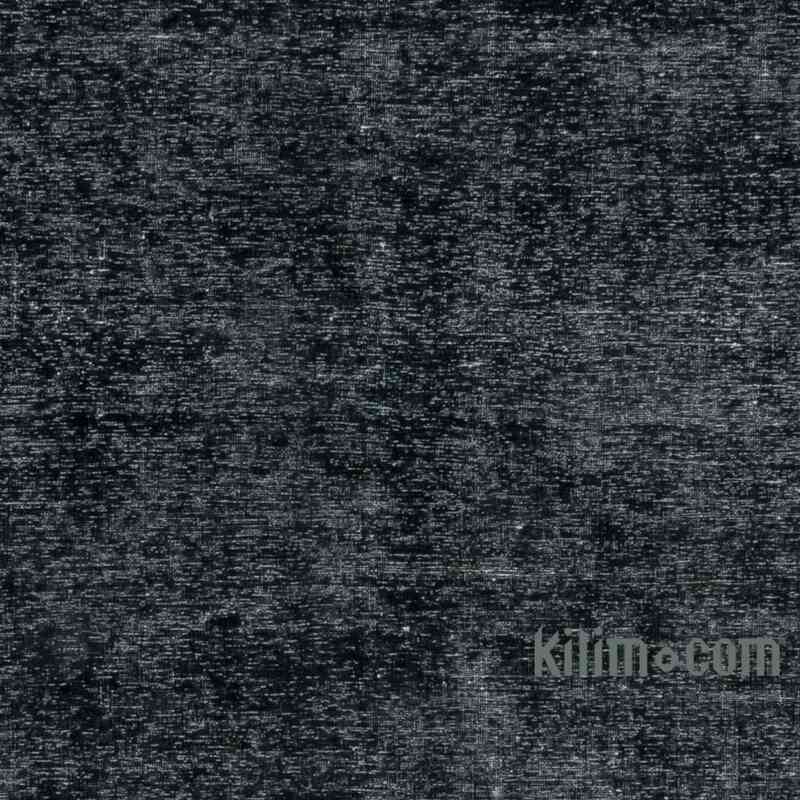 Negro Alfombra Turca Vintage Sobre-teñida  - 287 cm x 390 cm - K0041276