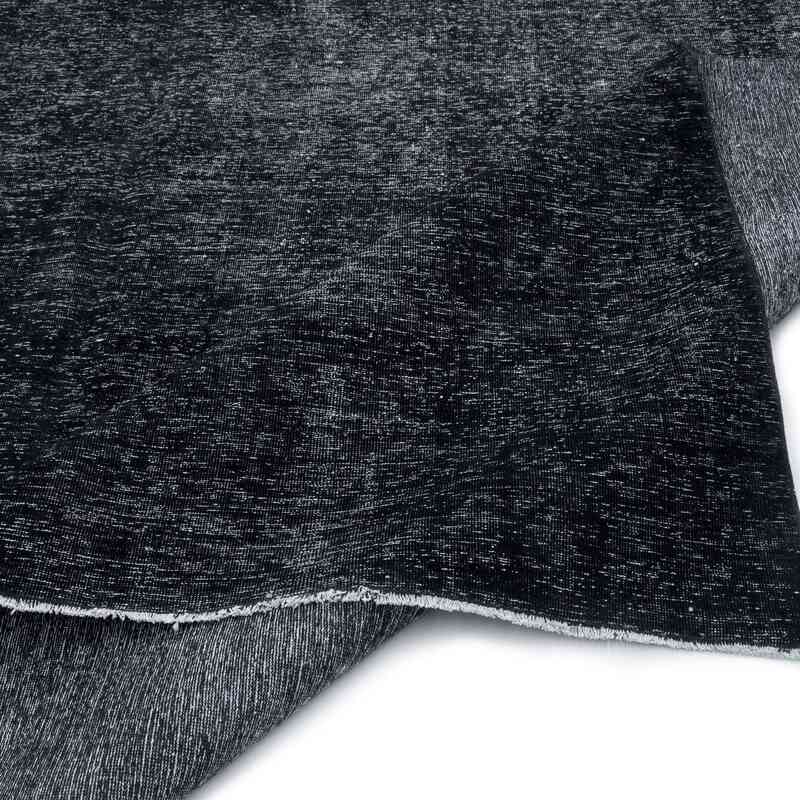 Siyah Boyalı El Dokuma Vintage Halı - 287 cm x 390 cm - K0041276