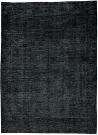 Siyah Boyalı El Dokuma Vintage Halı - 287 cm x 393 cm