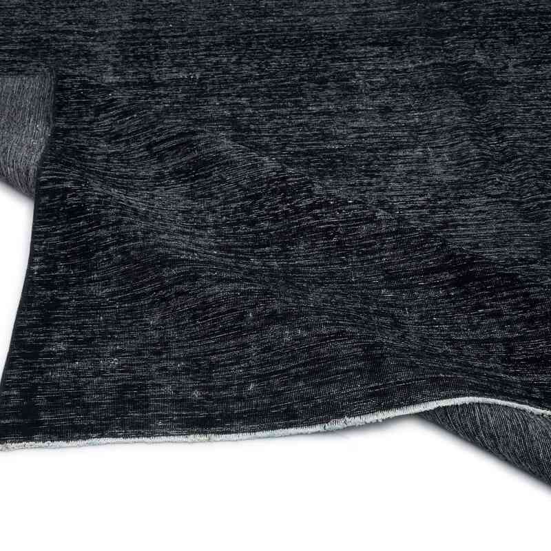 Siyah Boyalı El Dokuma Vintage Halı - 287 cm x 393 cm - K0041290