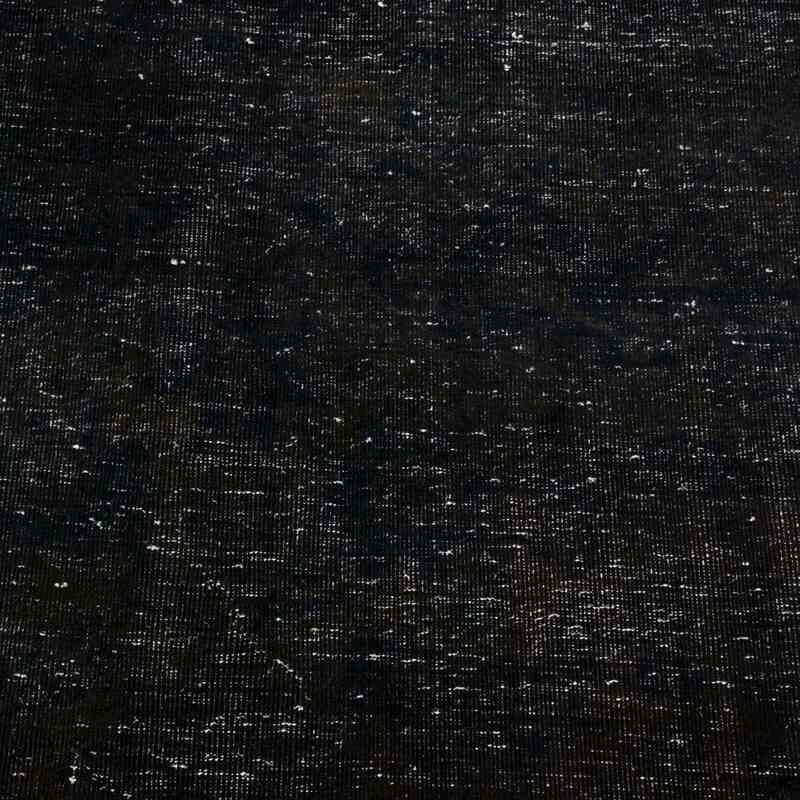 Siyah Boyalı El Dokuma Vintage Halı - 305 cm x 417 cm - K0041335