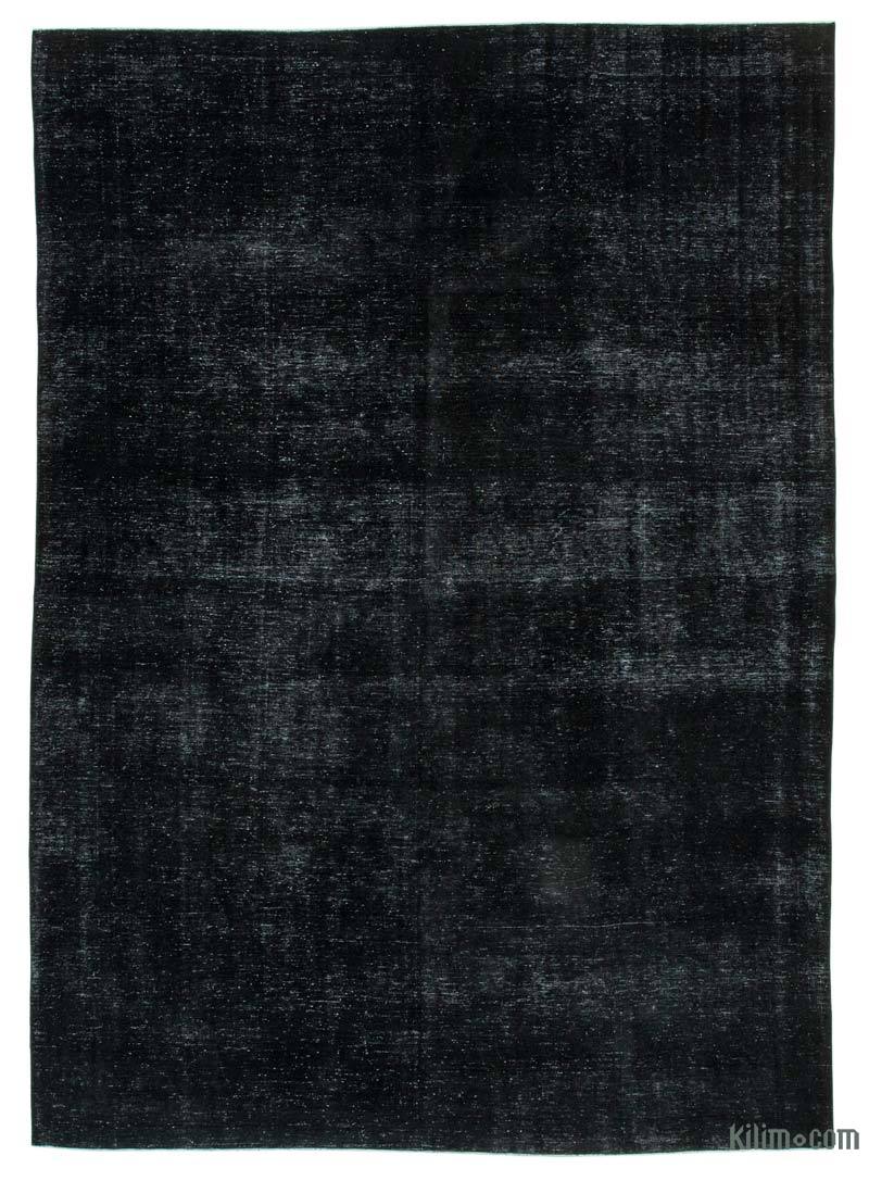 Siyah Boyalı El Dokuma Vintage Halı - 288 cm x 400 cm - K0041340