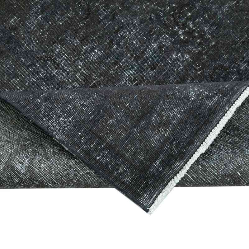 Siyah Boyalı El Dokuma Vintage Halı - 292 cm x 376 cm - K0041355