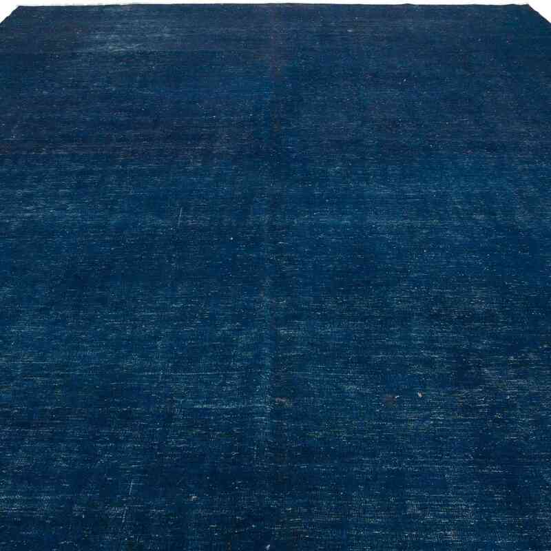 Lacivert Boyalı El Dokuma Vintage Halı - 294 cm x 397 cm - K0041364