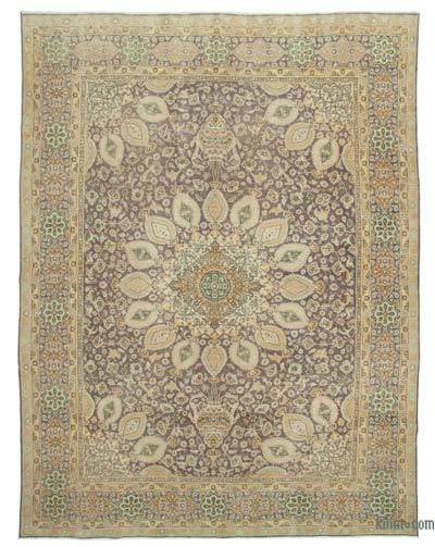 Vintage Hand-Knotted Oriental Rug - 9' 7" x 12' 11" (115 in. x 155 in.)