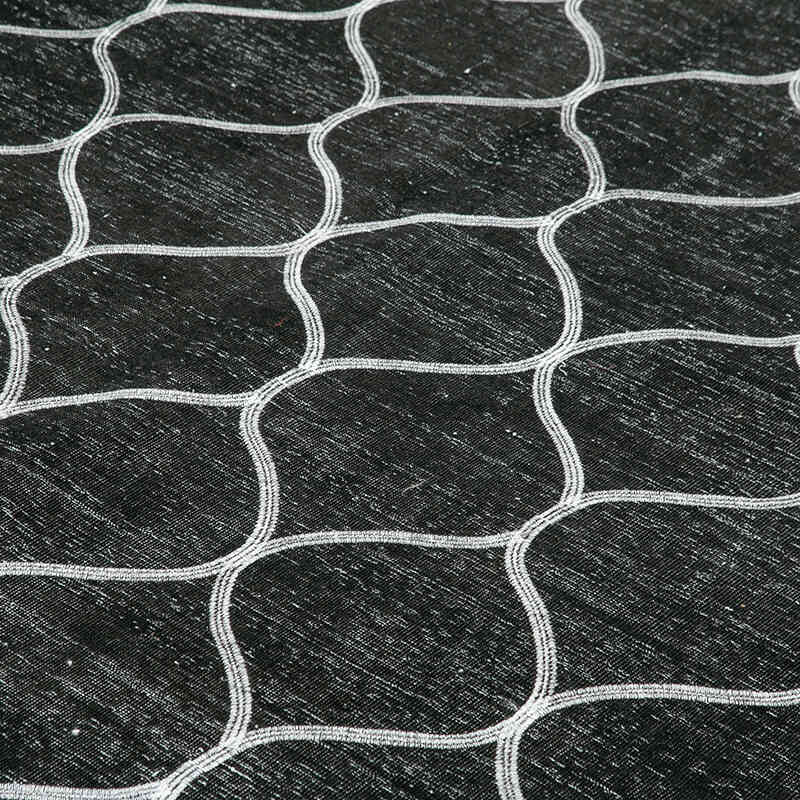 Negro Alfombra Turca bordada sobre teñida vintage - 290 cm x 394 cm - K0042764