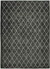 İşlemeli ve Boyalı El Dokuma Vintage Halı - 310 cm x 407 cm