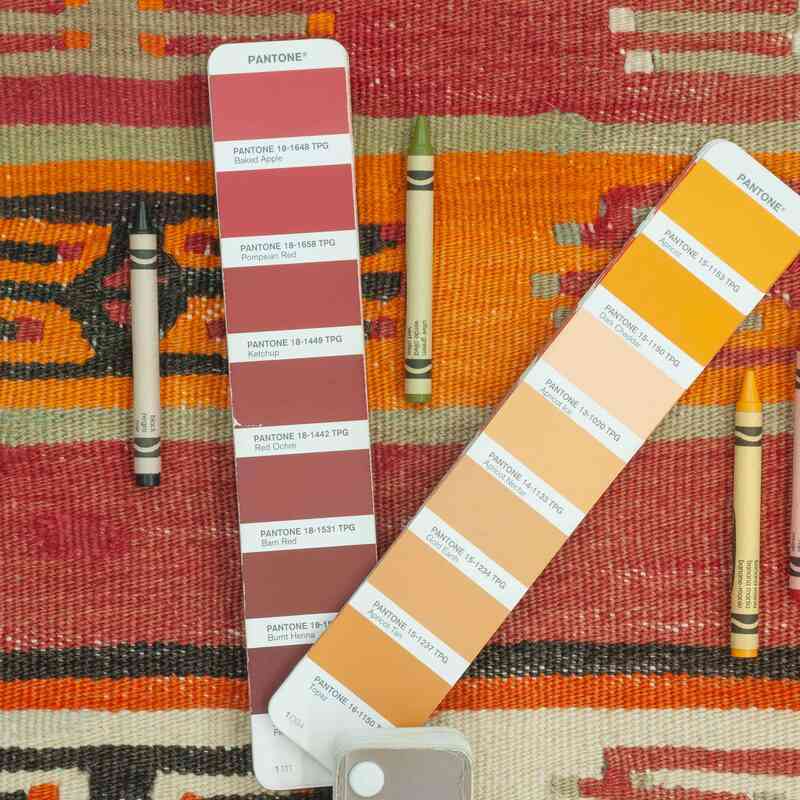 Çok Renkli Mut Kilimi - 131 cm x 262 cm - K0042899