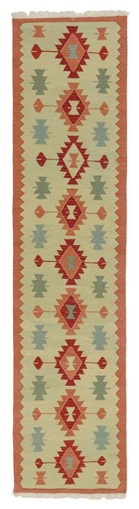 Yeni Kök Boya Yolluk Kilim - 90 cm x 359 cm